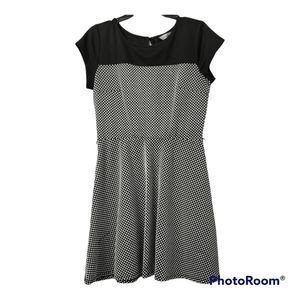 Speechless Jr's Short Sleeve Polka Dot Dress, XL